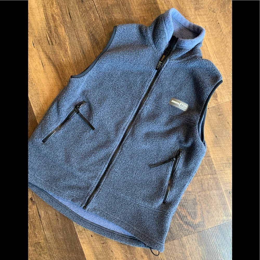 REI Polartec fleece women's high collar vest